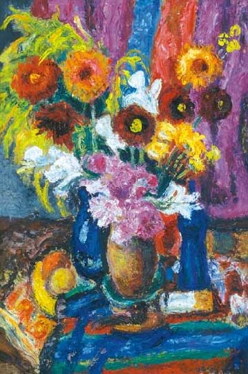 Vén Emil (1902-1984) Still life with flowers