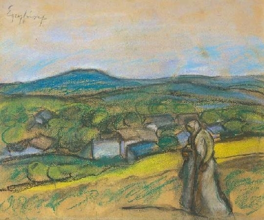 Egry József (1883-1951) Downs at Badacsony