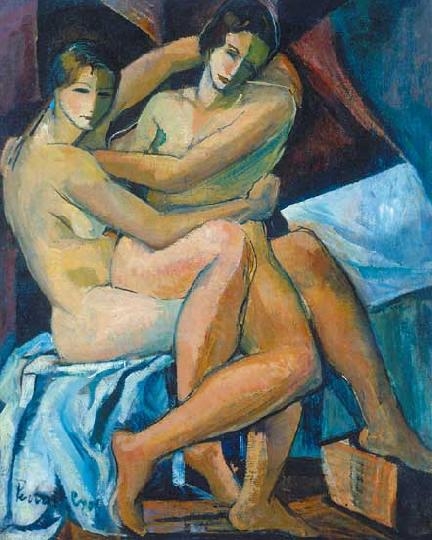 Perlrott-Csaba Vilmos (1880-1955) Two nudes