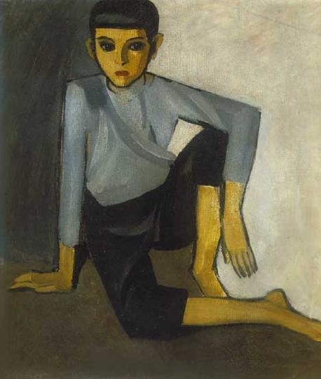 Rafael Viktor (1900-1981) Ülő fiú