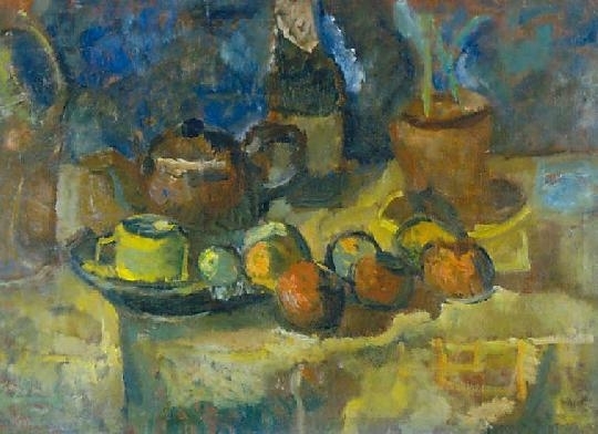 Diener Dénes Rudolf (1889-1956) Still life with kettle