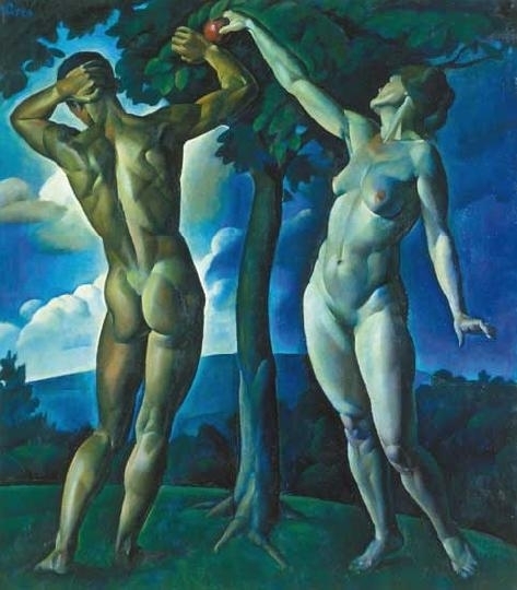 Patkó Károly (1895-1941) Adam and Eve, 1920