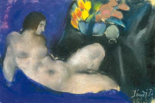 Jándi Dávid (1893-1944) Reclining nude