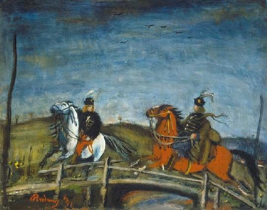Rudnay Gyula (1878-1957) Horsemen