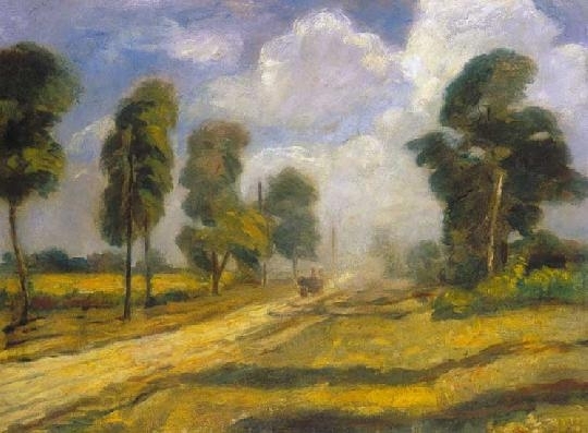 Iványi Grünwald Béla (1867-1940) On a dusty road
