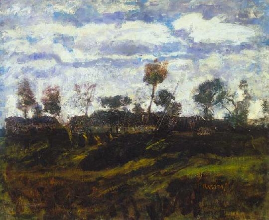 Koszta József (1861-1949) Nagy tájkép