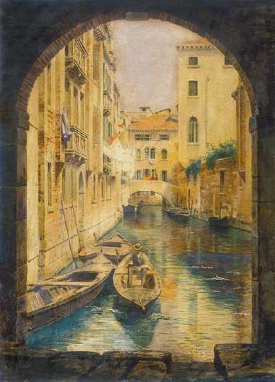 Koszkol Jenő (1868-1935) Venice