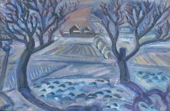 Dési Huber István (1895-1944) Landscape in Winter