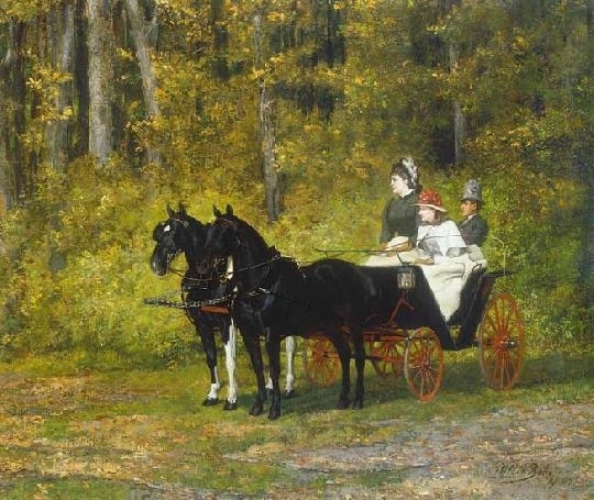 Pállik Béla (1845-1908) Forest scene, 1894