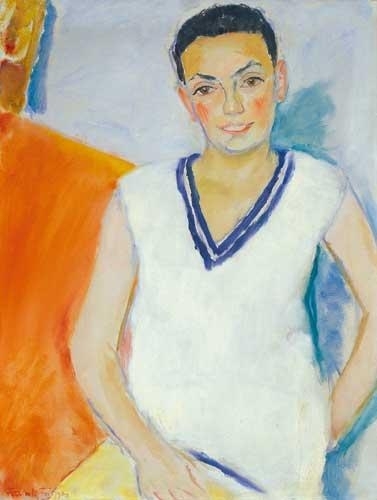 Frank Frigyes (1890-1976) Kisfiú portréja