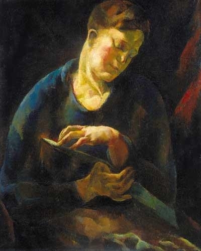 Fonó Lajos (1889-1951) Olvasó nő