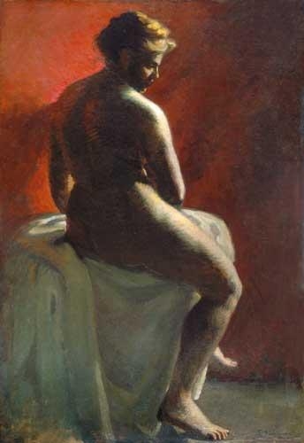 Boldizsár István (1897-1984) Female nude