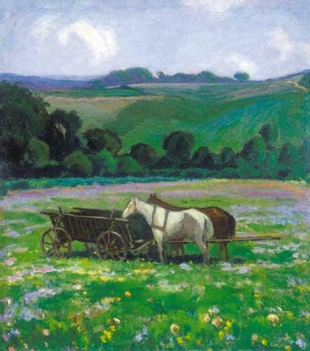 Balla Béla (1882-1965) Meadow in bloom