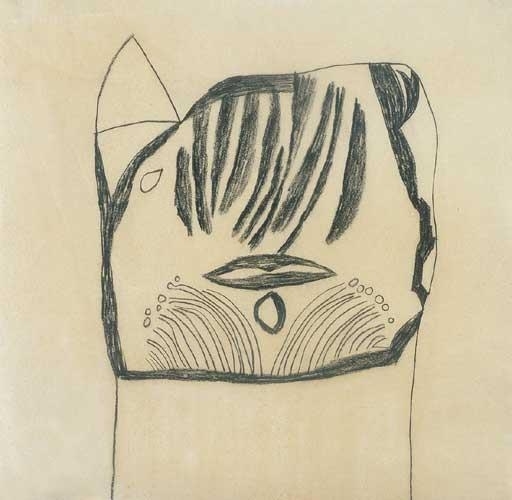 Vajda Lajos (1908-1941) Cat-head, 1938