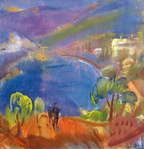 Márffy Ödön (1878-1959) Como-i tó, 1936 után