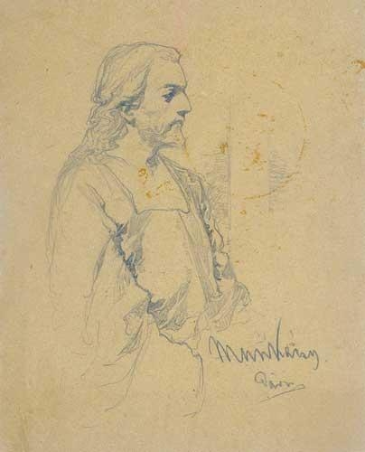 Munkácsy Mihály (1844-1900) Férfiportré