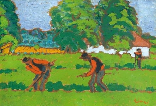 Rippl-Rónai József (1861-1927) Mowers in the meadow, around 1908