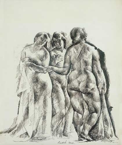 Patkó Károly (1895-1941) The three Graces, 1923