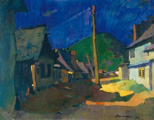 Nagy Oszkár (1883-1965) Light-shadow in Nagybánya, 1948