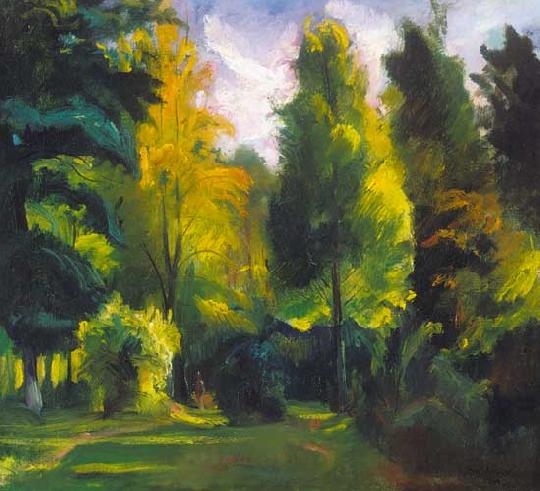 Boldizsár István (1897-1984) Őszbe boruló erdő, 1931