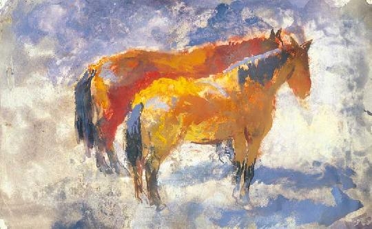 Szőnyi István (1894-1960) Horses