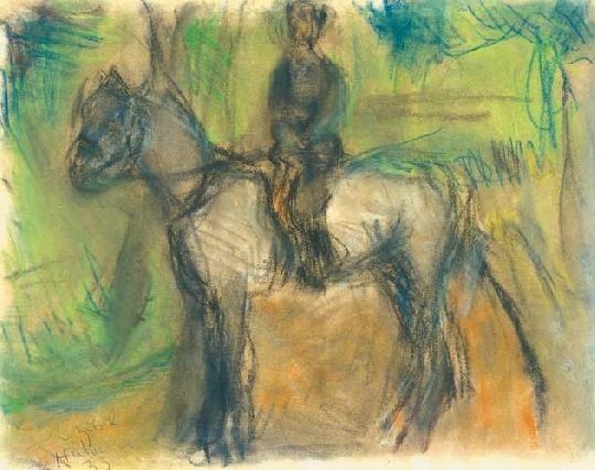 Czóbel Béla (1883-1976) Horseman, 1933