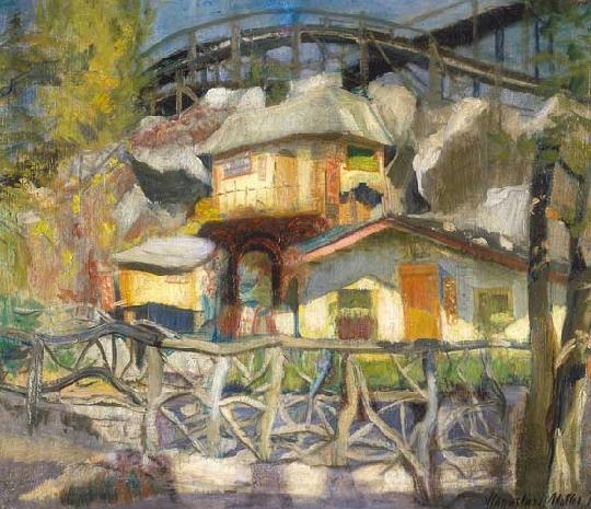 Monostori Moller Pál (1894-1978) The old amusement park