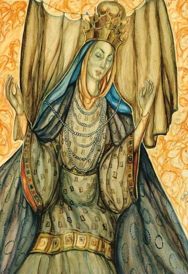 Batthyány Gyula (1887-1959) Madonna with perls, 1948