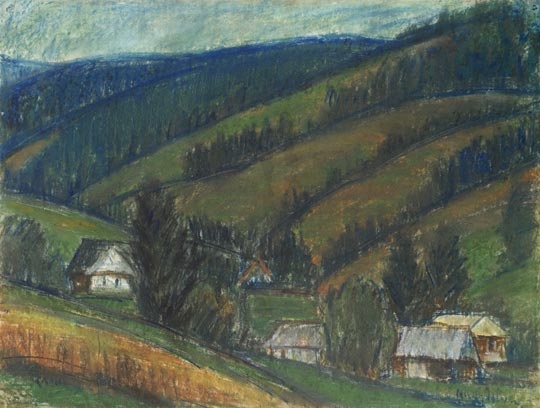 Nagy István (1873-1937) Highland landscape