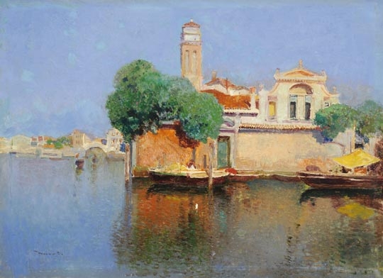 Herrer Cézár (1868-1919) Velencei részlet