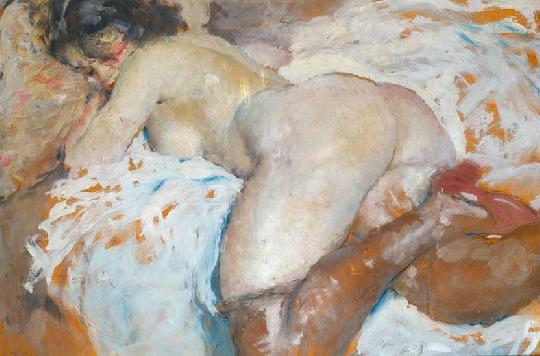 Fried Pál (1893-1955) Sleeping nude