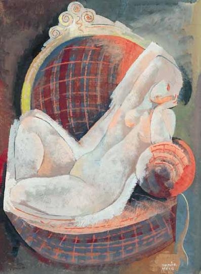 Kádár Béla (1877-1956) Nude in an armchair