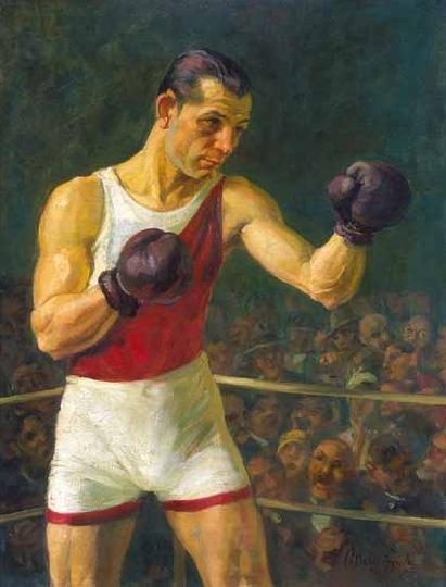 Merész Müller Gyula (1888-?) Énekes István olimpiai bajnok, 1932