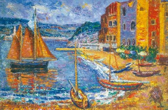 Vén Emil (1902-1984) Dalmatian port
