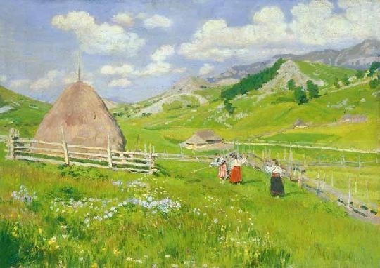Glatz Oszkár (1872-1958) Nagybánya landscape