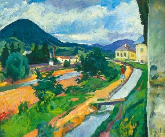 Ziffer Sándor (1880-1962) View over the valley, 1910