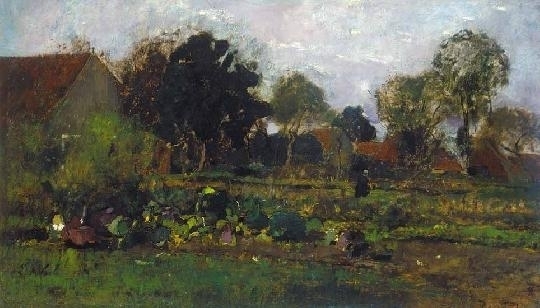 Paál László (1846-1879) Wind in the trees, 1871
