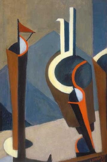 Tihanyi Lajos (1885-1938) Composition, 1925