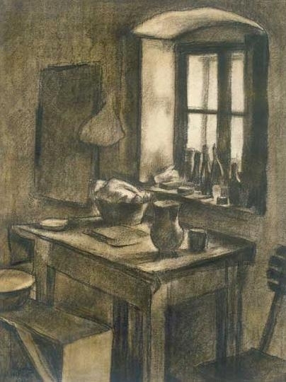 Vajda Lajos (1908-1941) Kitchen, 1925
