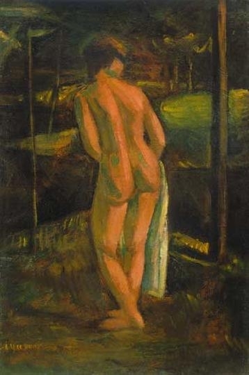 Czigány Dezső (1883-1938) Female nude back