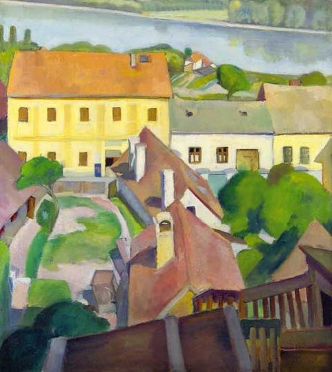 Ismeretlen festő Bogdányi street in Szentendre, 1930