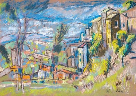 Diener Dénes Rudolf (1889-1956) Mediterrán város a domboldalon