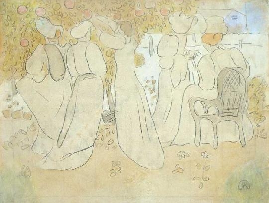 Rippl-Rónai József (1861-1927) Gyümölcsszedő hölgyek