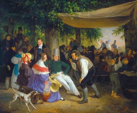 Dillens, Henri Joseph (1812-1872) Mulatság, 1833