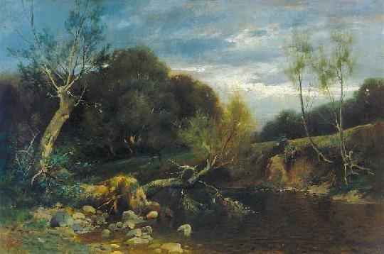Székely Bertalan (1835-1910) Szada landscape, 1895
