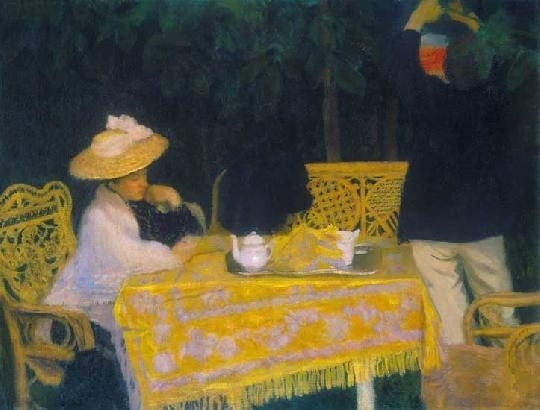 Ferenczy Károly (1862-1917) Summer evening (Afternoon tea), 1904