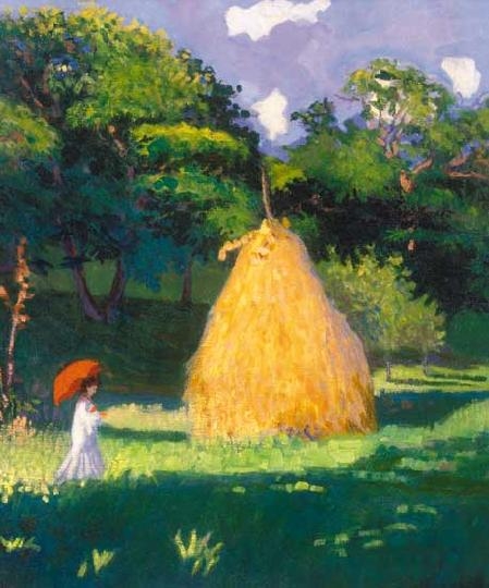 Boromisza Tibor (1880-1960) Sunlit landscape