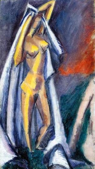 Tihanyi Lajos (1885-1938) Nude, 1910s