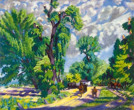 Boromisza Tibor (1880-1960) In the park