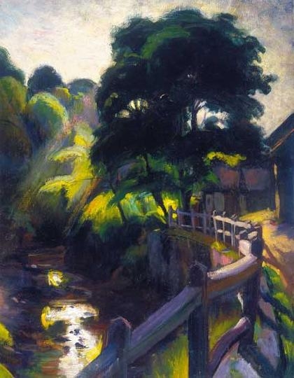 Boldizsár István (1897-1984) Nyári napfény a folyóparton